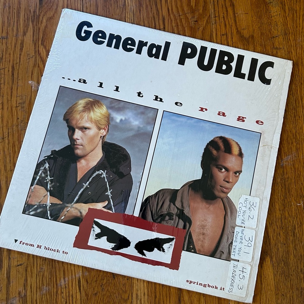 general public - all the rage (lp 1984 debut)